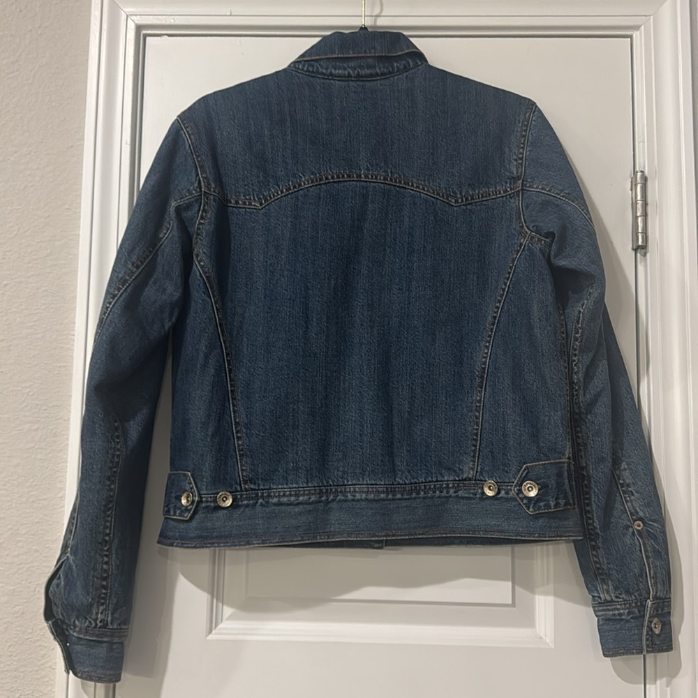 Austin Clothing Co Paisley Lined Button Front Jean Jacket Size Small - Picture 8 of 13